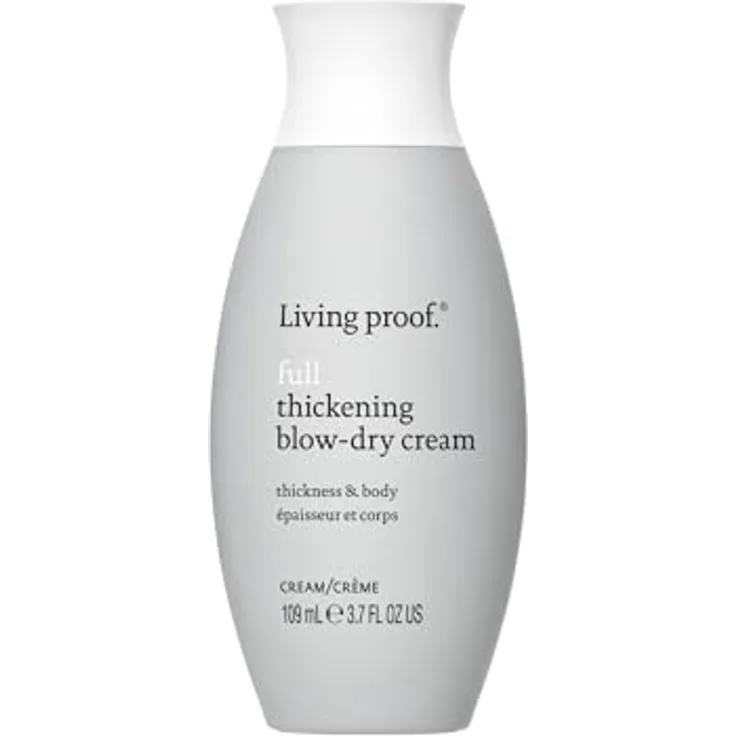 Living Proof Full Thickening Blow-Dry Cream | Haar-Stylingcreme für volles, glänzendes Haar | Hitzeschutz bis 232°C | Cruelty Free, ohne Silikone, Parabene, Sulfate | 109ml