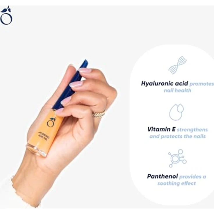 Herôme Hydrating Nail Gel, Nagellack für Damen mit D-Panthenol, blass beige, 10 ml – Bild 3