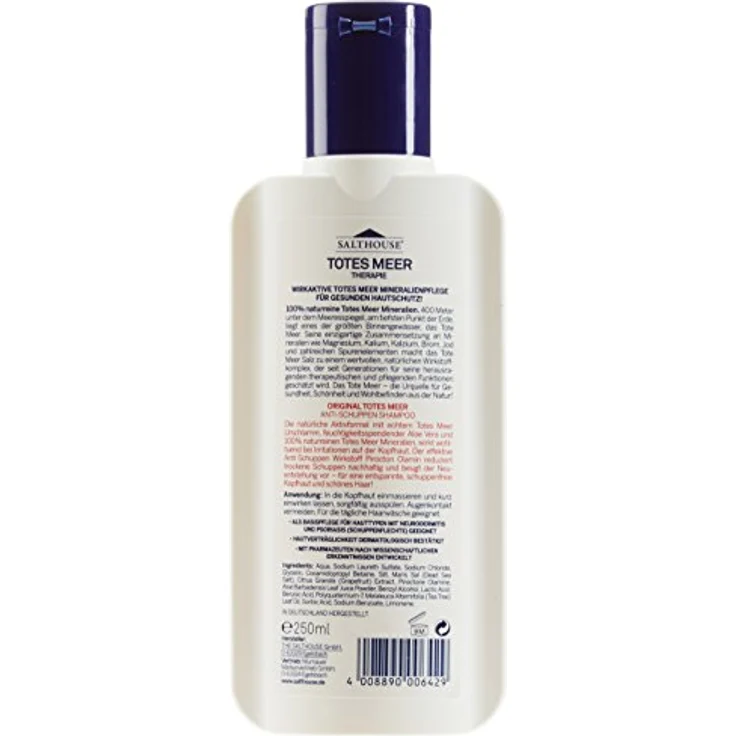 Salthouse Lanosan Totes Meer Therapie-Shampoo, Anti-Schuppen mit Aloe Vera, 6er Pack (6 x 250 ml) – Bild 2