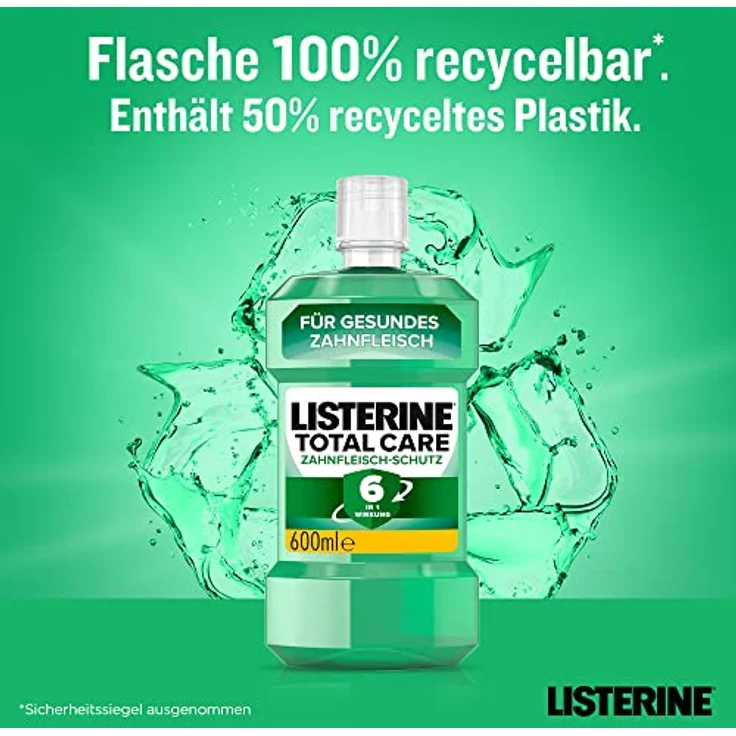 Listerine Total Care Zahnfleich-Schutz Mundspülung 600 ml – Bild 9