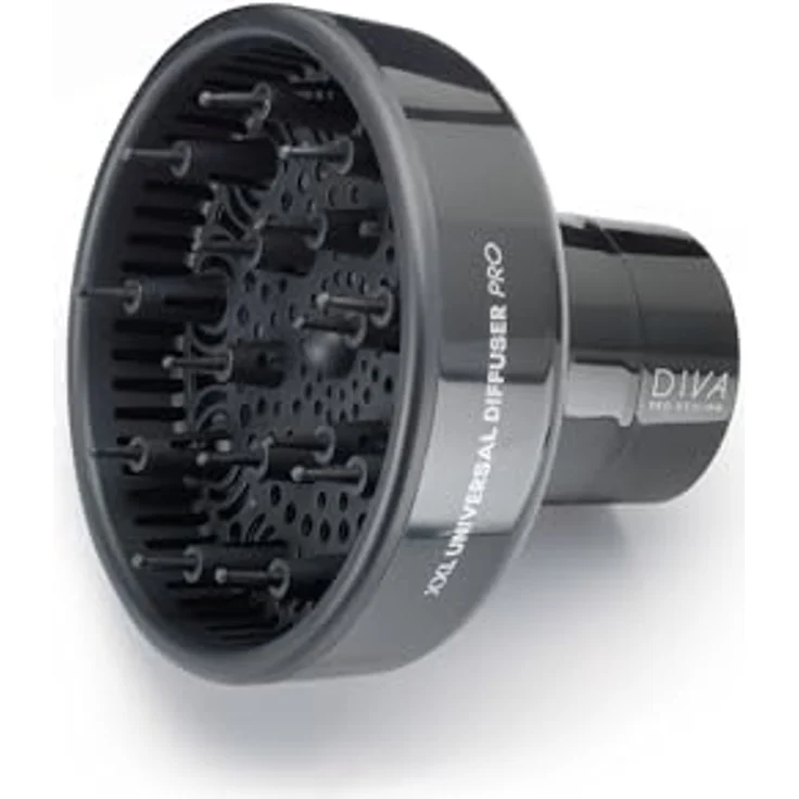 Diva Pro Styling XXL Pro Diffusor für jeden HaartrocknerFöhn geeignet schwarz – Bild 2