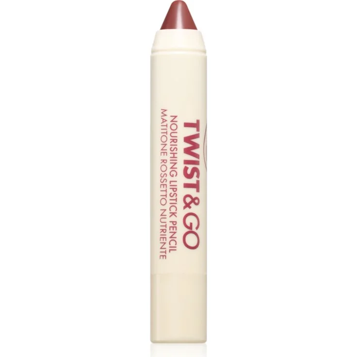 puroBIO Cosmetics Twist&Go, Pflegender Lippenstift in Dark Mauve, 2.9 g, vegan, cremige Textur, betont und formt die Lippen – Bild 1