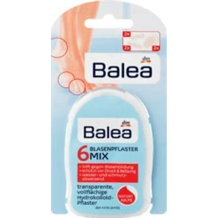 Balea Blasenpflaster Mix, 1 x 6 St Medizinprodukt