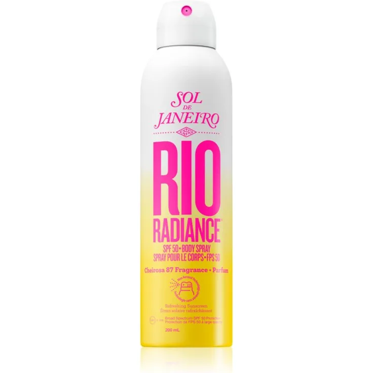 Sol de Janeiro Rio Radiance SPF 50, erfrischendes & feuchtigkeitsspendendes Spray zum Schutz der Haut, 200 ml