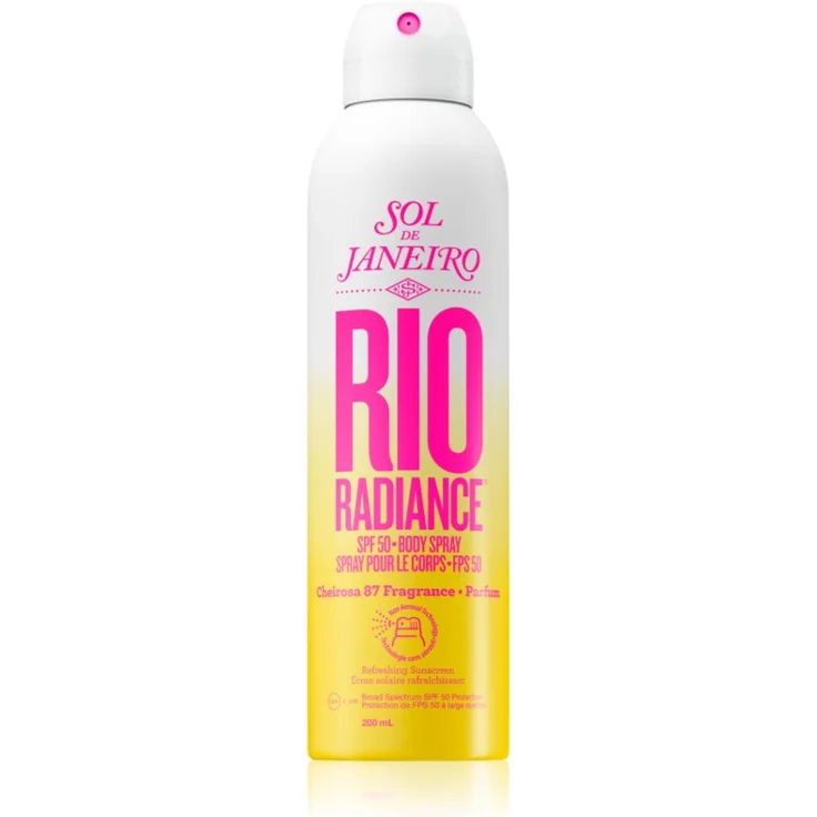 Sol de Janeiro Rio Radiance SPF 50, erfrischendes & feuchtigkeitsspendendes Spray zum Schutz der Haut, 200 ml