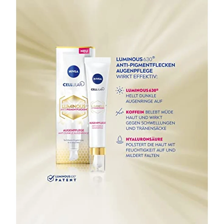 NIVEA Cellular Luminous630 Anti-Pigmentflecken Augencreme 15 ml – Bild 2