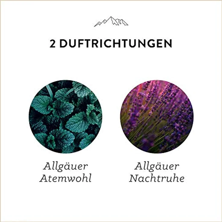 AllgäuQuelle® Bio Badeöl-Set, 2x100ml, mit ätherischen Ölen - Allgäuer Atemwohl und Allgäuer Nachtruhe, naturrein und biologisch, pflegend für trockene Haut – Bild 4