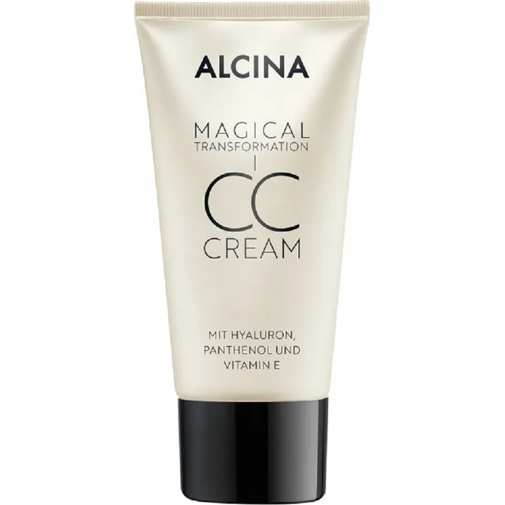 ALCINA Magical Transformation CC Cream, Gesichtscreme mit feuchtigkeitsspendender Textur und Mikroverkapselten Farbpigmenten, 50 ml