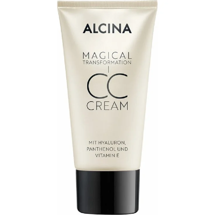ALCINA Magical Transformation CC Cream, Gesichtscreme mit feuchtigkeitsspendender Textur und Mikroverkapselten Farbpigmenten, 50 ml