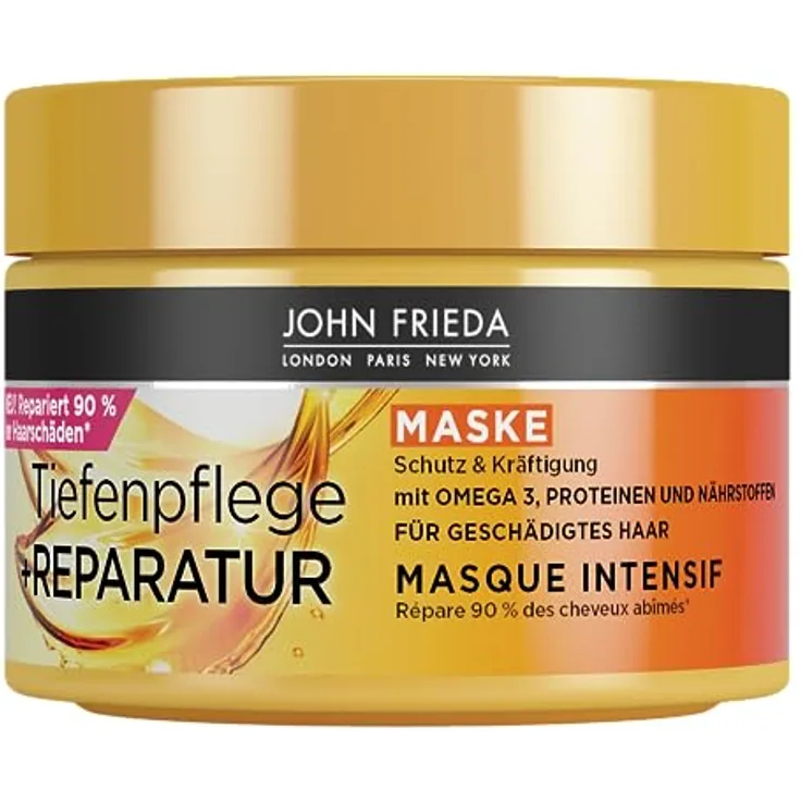John Frieda Tiefenpflege + Reparatur - Haarkur/Maske - Inhalt: 250 ml - Für geschädigtes, extrem geschädigtes Haar