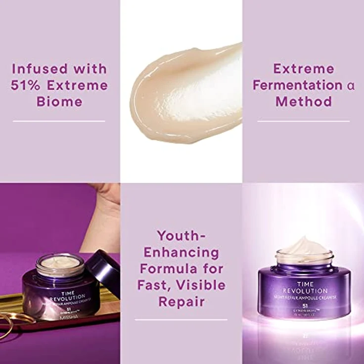 Missha Time Revolution Night Repair Probio Ampoule Tuchmaske 1 Stück – Bild 3