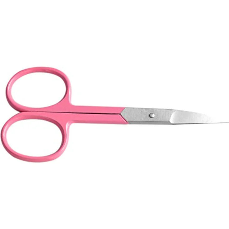 K-Pro Nagelschere Fingernagelschere für Damen Herren Edelstahl 1 Stück (Rosa) – Bild 5