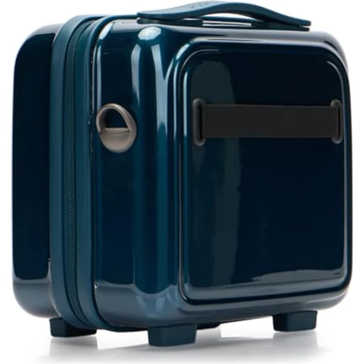 Mandarina Duck LOGODUCK Beauty Case, rigido in policarbonato mit verstellbarem Tragegurt und Smart Sleeve, Schwarz – Bild 2