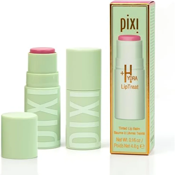 Pixi Hydra Liptreat Rosette Feuchtigkeitsspendender Chubby Stick mit Hyaluronsäure und natürlichen Buttern, 0,16 Unzen 4,8 G