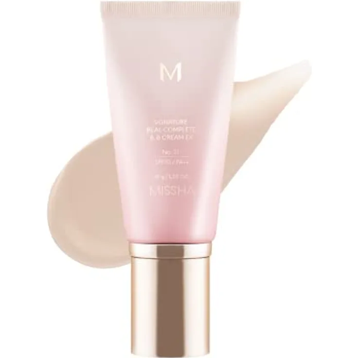 Missha M Signature Real Complete Ex BB Creme, getönte Tagescreme mit SPF 30 für ein makelloses Hautbild, Farbton No.21, 45 g