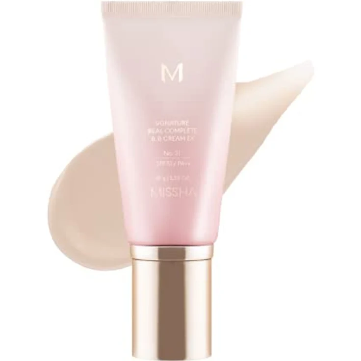 Missha M Signature Real Complete Ex BB Creme, getönte Tagescreme mit SPF 30 für ein makelloses Hautbild, Farbton No.21, 45 g – Bild 1