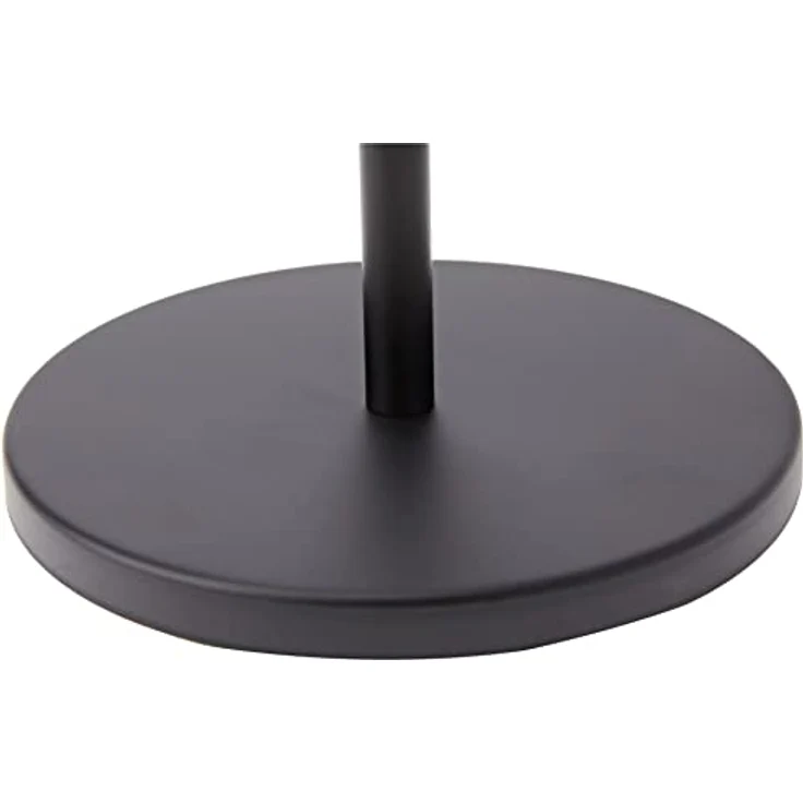 WENKO Kosmetik-Standspiegel Assisi Ø 17 cm Schwarz - schwenkbarer Schminkspiegel mit 3-fach Vergrößerung, Spiegelfläche ø 16 cm 300 % Vergrößerung, Stahl, 18.5 x 34.5 x 15 cm, Schwarz – Bild 3