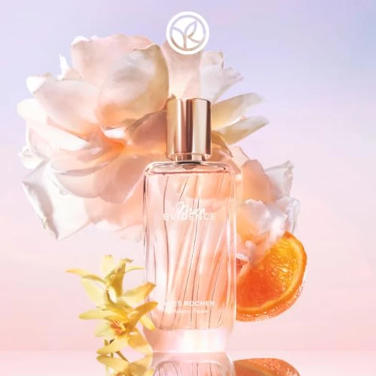 Yves Rocher Mon Evidence Parfum - Damen Holzig-florales Duftelixier -  Strahlende Mandarine, Damaszener-Rose, Vanille & Patschuli - 50 ml – Bild 2