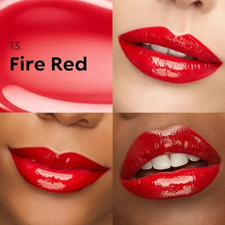 KIKO Milano 3D Hydra Hydratisierendes Lipgloss, hochglänzend, Farbton 13 Fire Red, 6.5 ml, feuchtigkeitsspendend und glättend – Bild 2