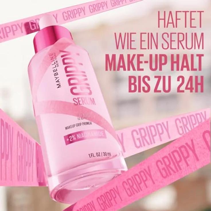 MAYBELLINE NEW YORK Primer Grippy, Make-up Grundierung 30 ml, verlängert den Halt des Make-ups, glättet die Haut – Bild 3