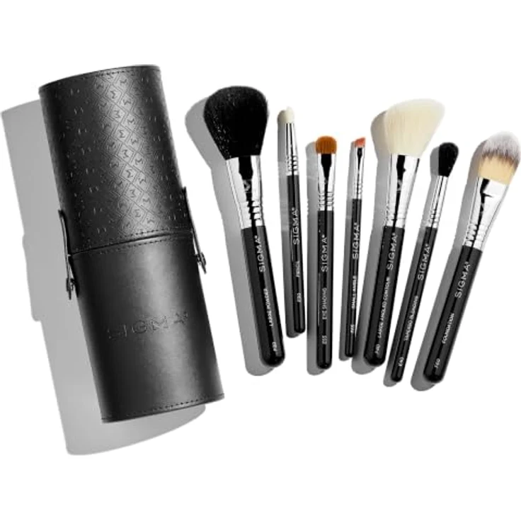 Sigma Beauty Travel Kit Make Me Classy, Pinselset mit 7 handlichen Pinseln und praktischem Behälter – Bild 1