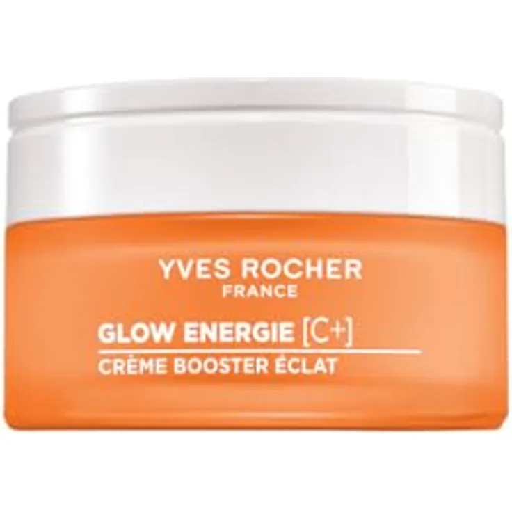 Yves Rocher Glow Énergie [C+] Glow Boosting Cream, tägliche Feuchtigkeitspflege mit Kapuzinerkresse & Vitamin C, 50 ml - für strahlende, geglättete und pralle Haut