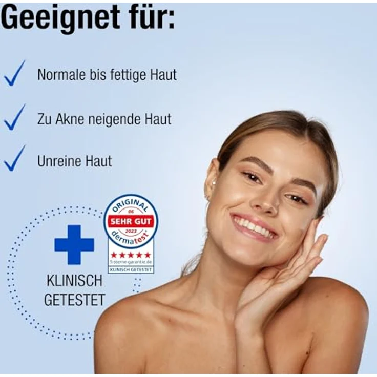 AKNEDERM mattierende Gesichtslotion gegen Pickel & Akne 30ml - Tageslotion für fettige Haut, wirkt antibakteriell & reguliert Talg – Bild 5