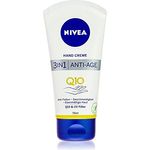 NIVEA 3in1 Anti-Age Q10 Hand Creme (75 ml), Anti-Falten Handpflege mit Q10 und UV-Filter, pflegende Hautcreme für normale bis trockene Hände