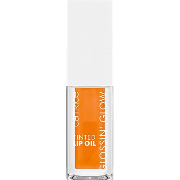 Catrice Glossin' Glow Tinted Lip Oil, Lipgloss, Nr. 030, Orange, pflegend, Färbeeffekt, mit Ölen, natürlich, vegan, ohne Parabene, ohne Mikroplastikpartikel, Nanopartikel frei, 1er Pack (4ml) – Bild 1