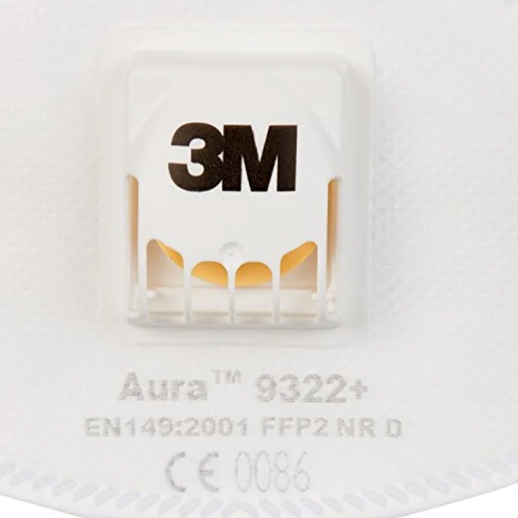3M Atemschutzmaske Mundschutz Aura FFP2 1 Stück – Bild 3