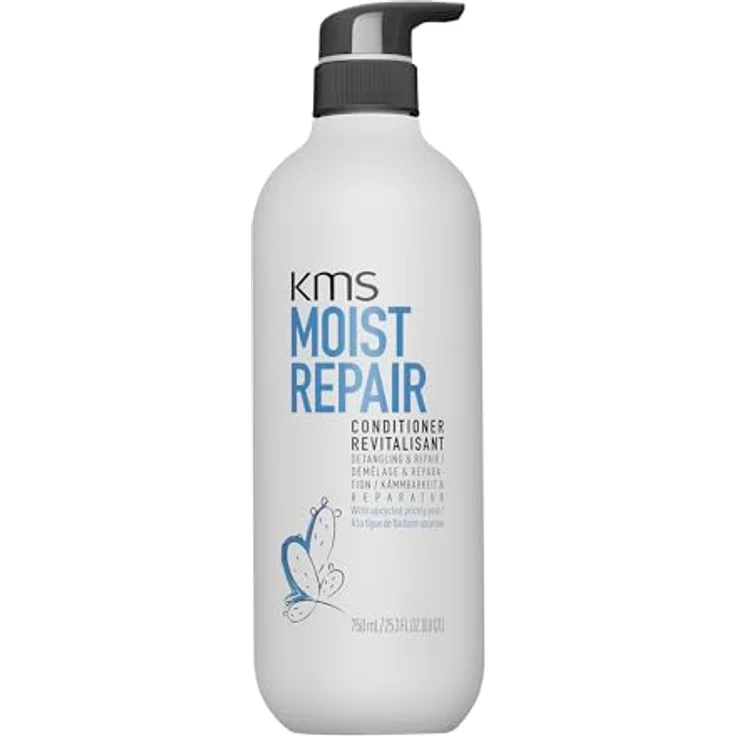 KMS MOISTREPAIR Conditioner 750ml für kraftloses, trockenes Haar, das zu Haarbruch und Spliss neigt, von KMS – Bild 3