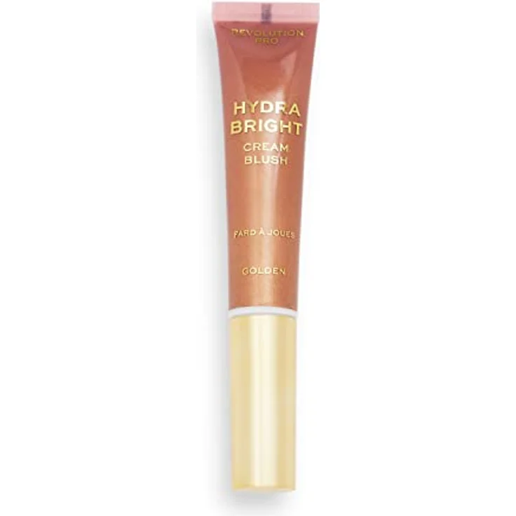 Revolution Pro, Hydra Bright Cream Blusher, mit Hyaluronsäure und Vitamin E, taufrisches Finish, leichte Formel, Golden, 12ml – Bild 1
