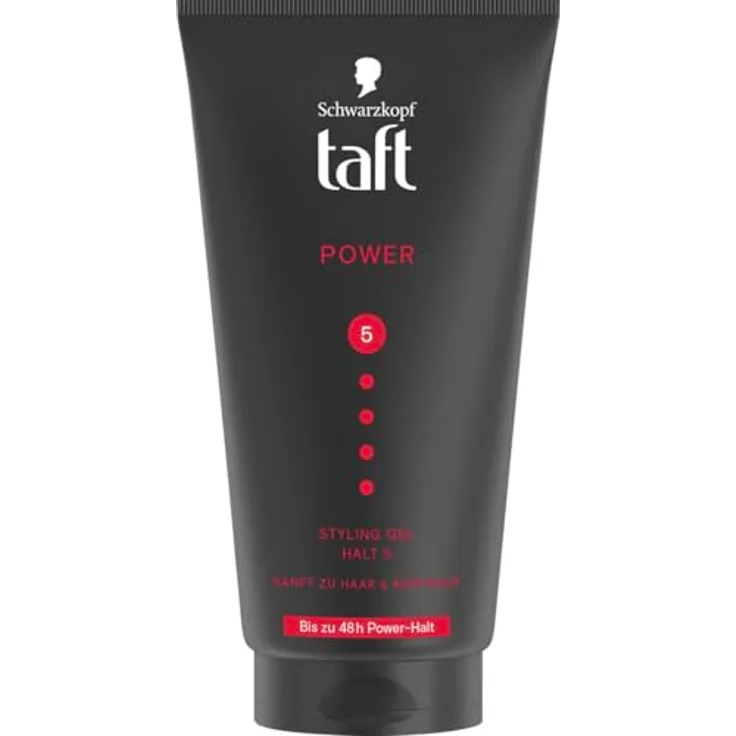 TAFT Haargel Power, 150 ml, 48 Stunden Halt, vegan, feuchtigkeits- und windbeständig