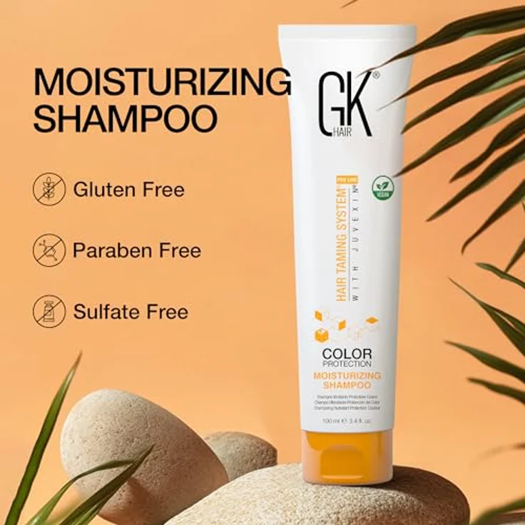 GK Hair Color Protection Moisturizing Shampoo, 100 ml, hydratisierendes Shampoo zum Schutz der Haarfarbe ohne Sulfate – Bild 5