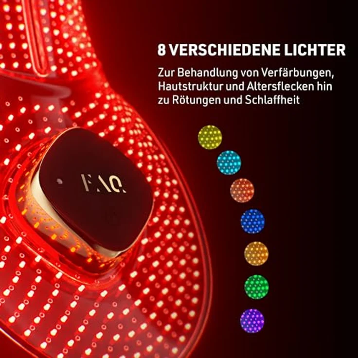 FOREO FAQ™ 211 LED-Maske für Hals und Dekolleté, Hautverjüngung mit rotem Licht, USB-aufladbar – Bild 3