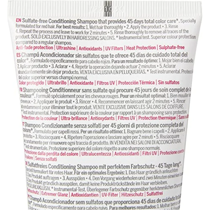 Revlon Revlonissimo 45 Days Total Color Care Sulfate Free Conditioning Shampoo Brave Reds 275 ml – Bild 3