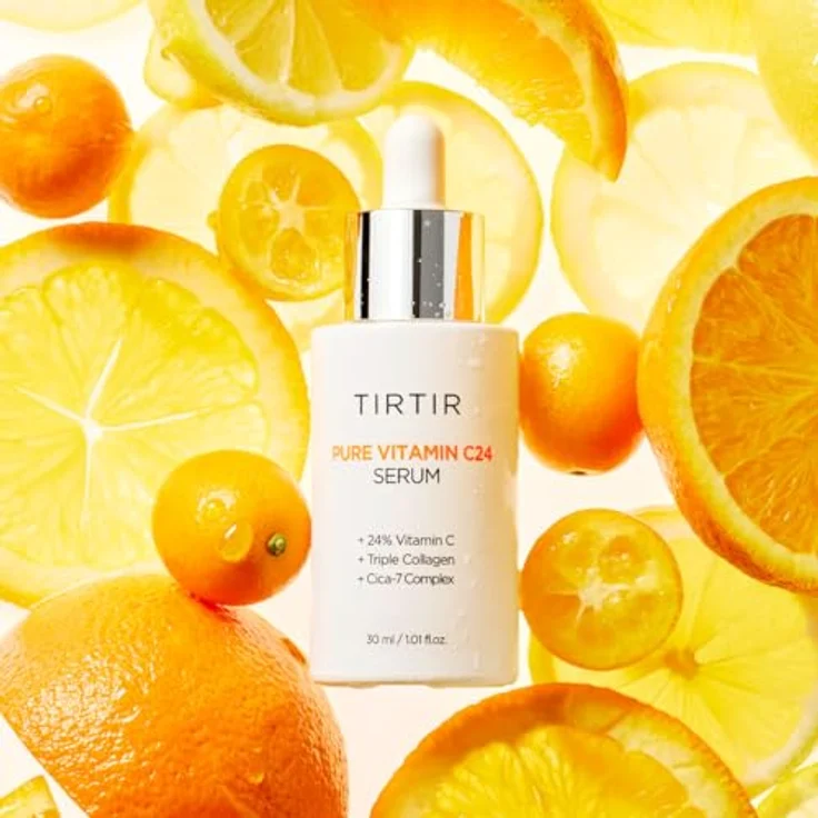 TIRTIR Pure Vitamin C24 Serum, aufhellendes Gesichtsserum mit antioxidativer Wirkung, 30 ml – Bild 5