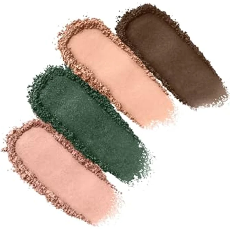 KORRES Real Color Eyeshadow Palette Forest Nudes 01, Lidschattenpalette mit 4 hochpigmentierten Naturtönen in matt, satiniert & metallisch, vegan, 4g – Bild 3