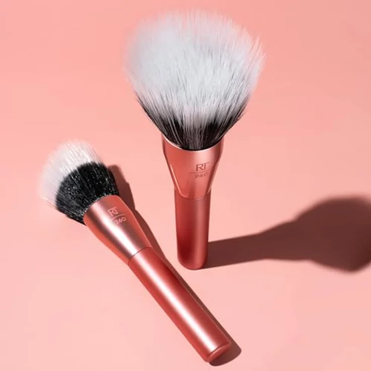 Real Techniques Extra Big Stippling Brush RT 260, veganer Make-up-Pinsel für präzises Wangen-Make-up – Bild 7