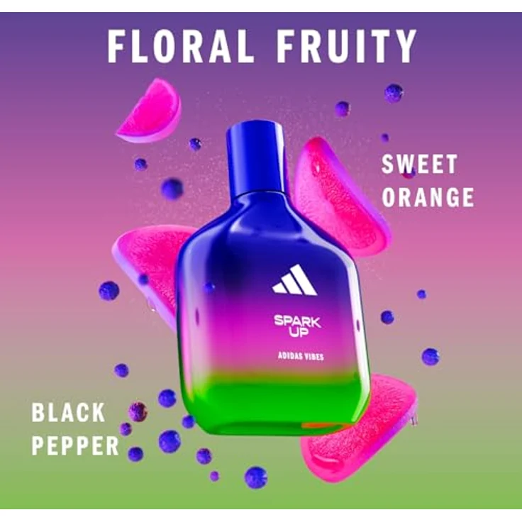 adidas Vibes Spark Up EDP 30ml Herrenduft, 6 Stimmungsdüfte – Bild 3