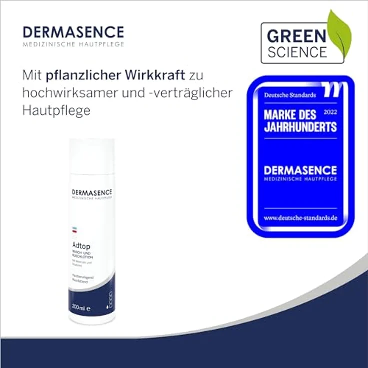DERMASENCE Adtop Wasch- und Duschlotion 200 ml, Freiverkäufliche 200 ml Duschgel – Bild 2