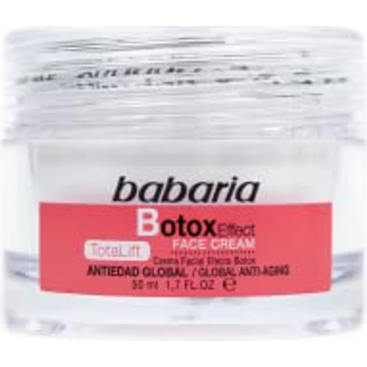Babaria Botox Effect Gesichtscreme, 50 ml, intensiv feuchtigkeitsspendend und glättend – Bild 5