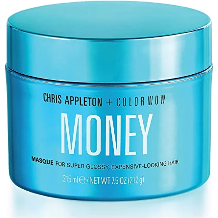 COLOR WOW Moisturizing Haarmaske Money 215 ml – Maske für trockenes und geschädigtes Haar, feuchtigkeitsspendendes Haar – Pflege und Hitzeschutz für das Haar, blau – Bild 1
