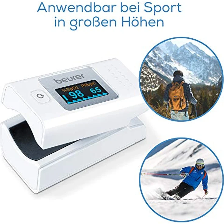 PO 35 Pulsoximeter Ermittlung der Herzfrequenz und arteriellen Sauerstoffsättigung Pulsmesser – Bild 4