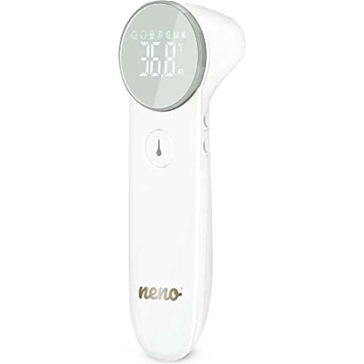 Neno Medic T07, Fieberthermometer für Ohr und Stirn, berührungslose Temperaturmessung, inklusive Tasche, präzise und hygienisch – Bild 2