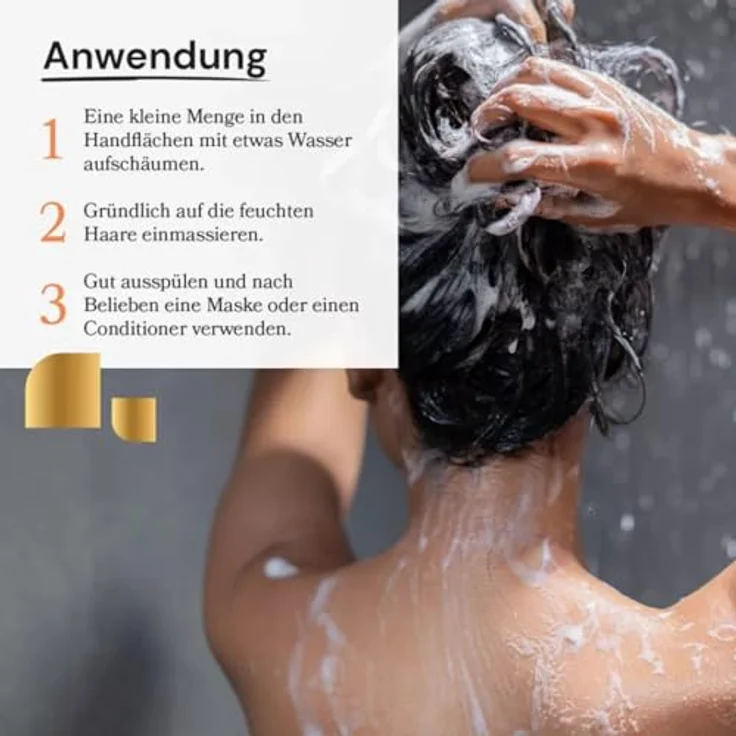 FemMas Argan & Keratin Shampoo + Argan & Keratin Haarmaske 300ml - regenerierend, nährend, Anti-Spliss - alle Haartypen – Bild 3