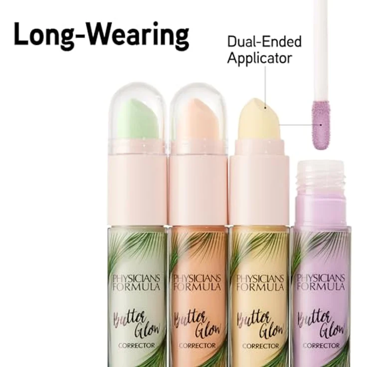 Physicians Formula Butter Glow Concealer, hochpigmentierter Concealer für Damen, Farbton Peach, 5,6 ml – Bild 2