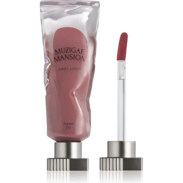 MUZIGAE MANSION Objet Liquid, langanhaltender flüssiger Lippenstift mit Matt-Effekt, Farbton 013 Appeal, 6 ml