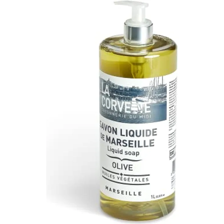 La Corvette Savon de Marseille Flüssigseife, Olive, 1 l