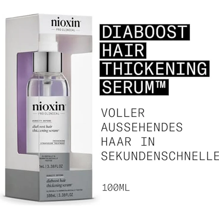 NIOXIN Density Defend Diaboost Hair Thickening Serum - Leave In Haarpflege für kräftigeres Haar - Niacinamid Serum (100 ml) – Bild 2